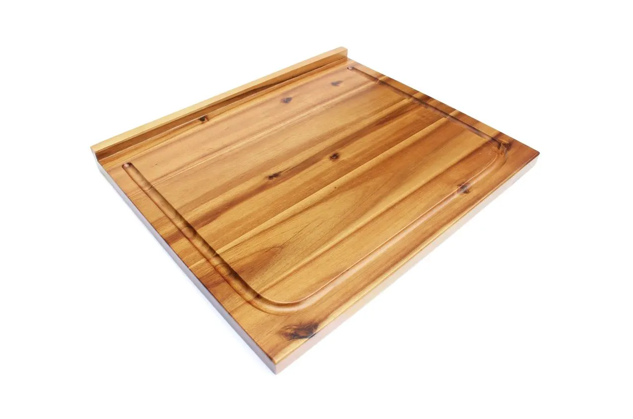Reversible acacia wood baker’s board for dough preparation and bread shaping