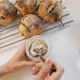 Sourdough Bread Rolls on cooling rack