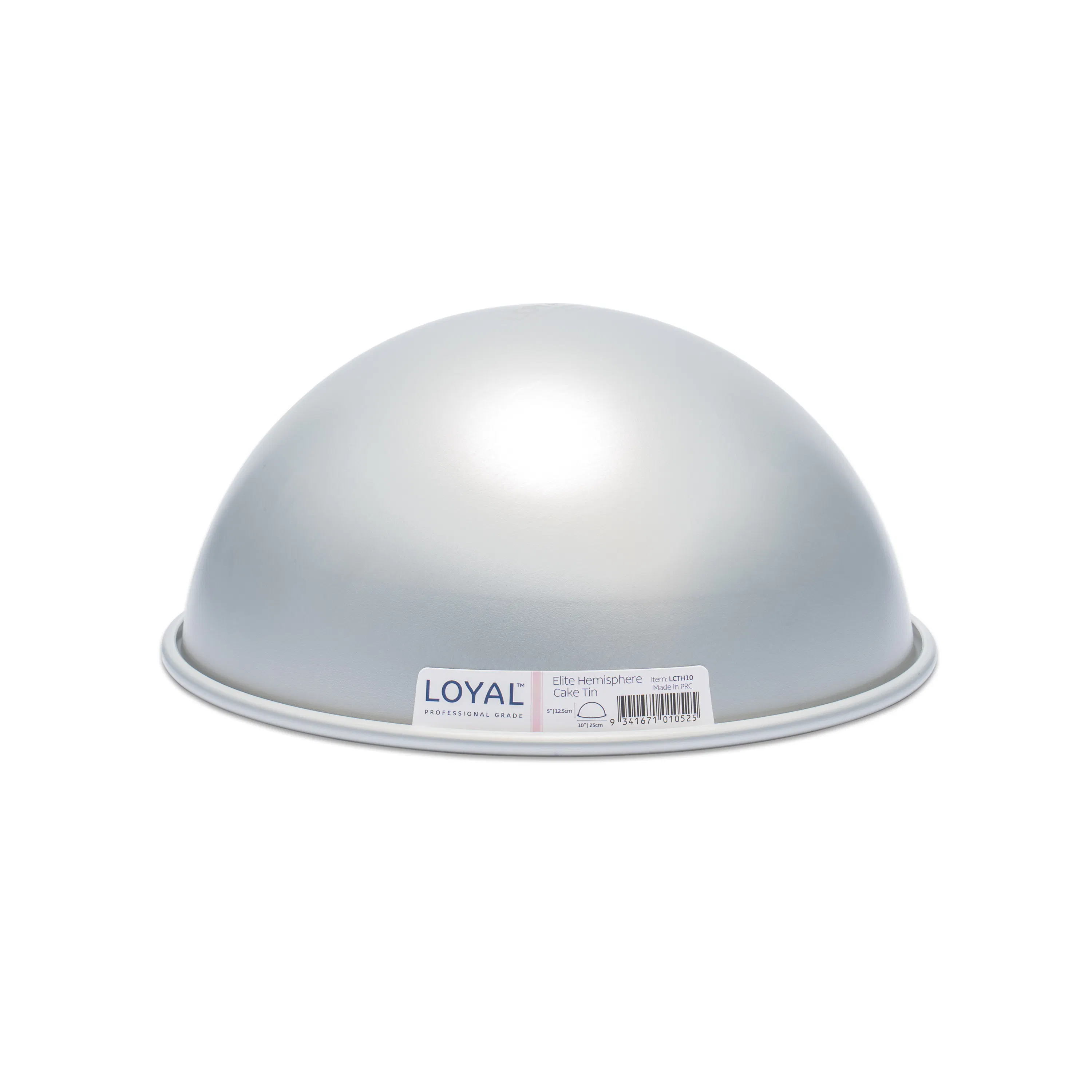 LOYAL Elite Anodised Cake Tin Hemisphere 10in