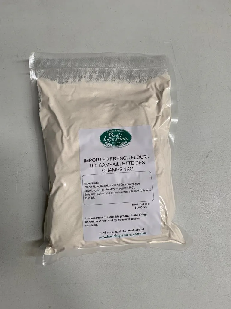 Basic Ingredients Campaillette Des Champs Imported French Bread Flour T65 1kg